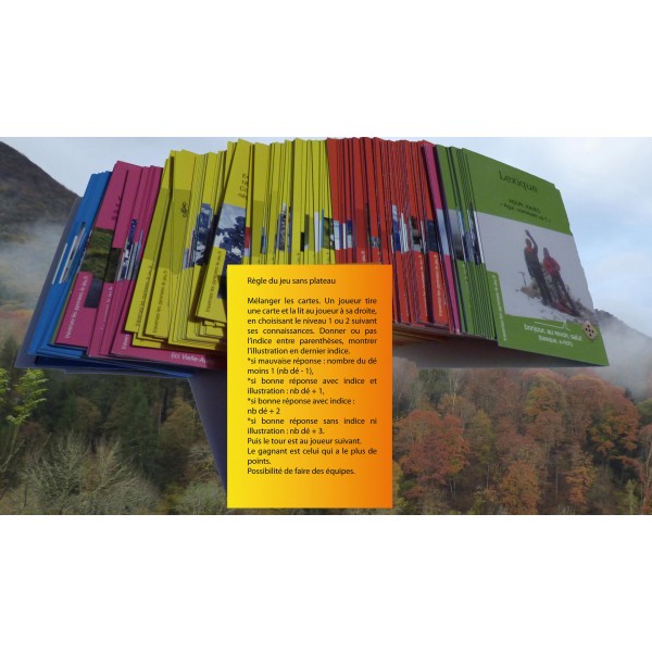 Cartes extension pour les versions à pied ou à vélo et parapente