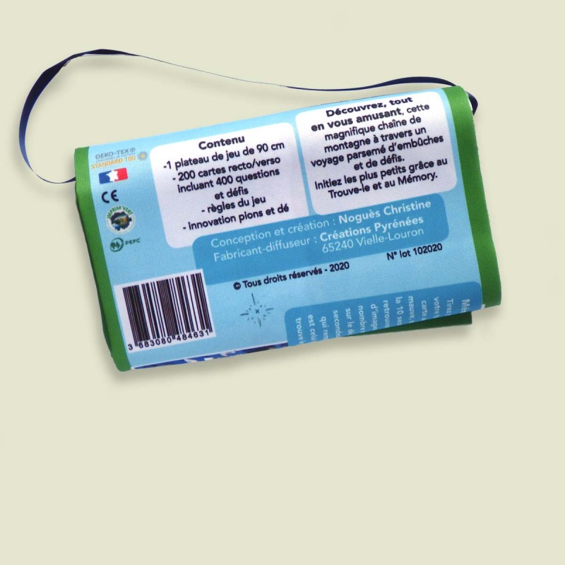 Blague en tissus du jeu - Verso